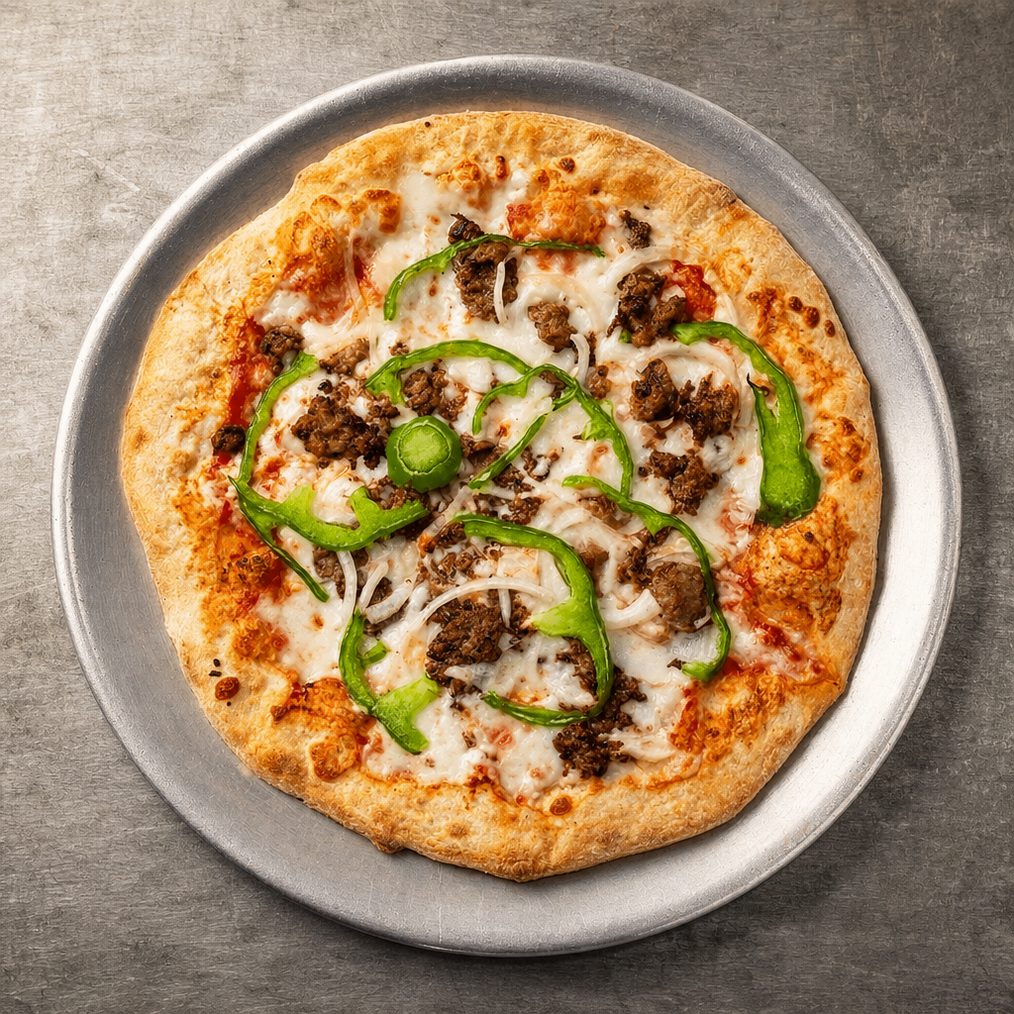 Philly Steak Pizza.